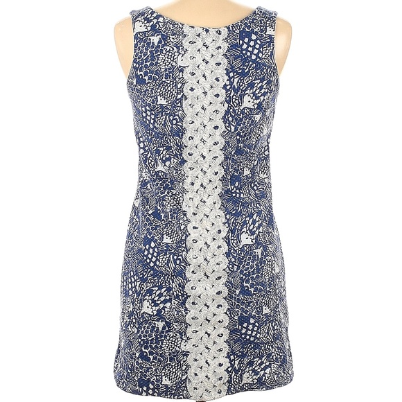 Lilly Pulitzer Dresses & Skirts - Lilly Pulitzer for Target Upstream Lace Trim Exposed Zip Sheath Dress 8